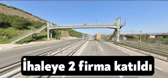 Büyükşehir, Körfez Şirinyalı Mahallesinde D100 Karayolu üzerinde bulunan yaya geçidine