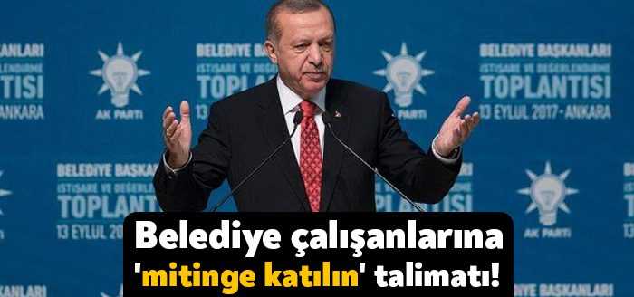 Gebze Belediyesi, Cumartesi günü Erdoğan’ın katılımıyla İzmit’te yapılacak mitinge gelmesi