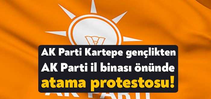 AK Parti Kocaeli gençliği, AK Parti il binası önüne giderek
