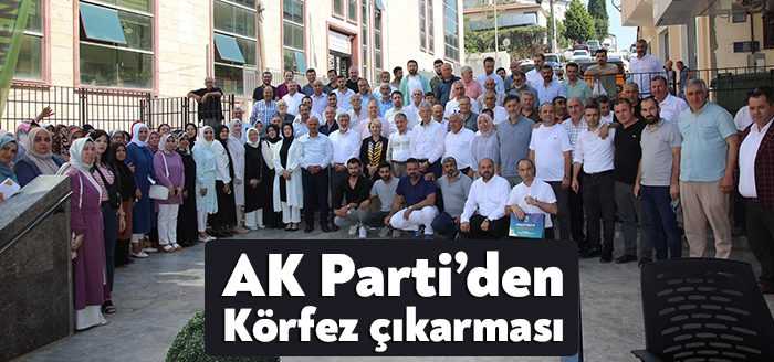 AK Parti İl Başkanı Mehmet Ellibeş, milletvekilleri, Körfez Belediye Başkanı