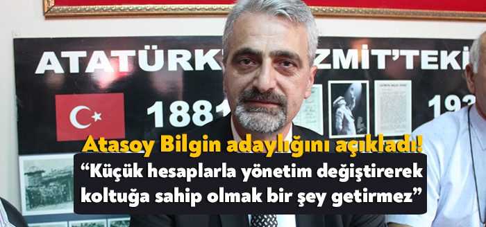 CHP Derince Olağanüstü İlçe Kongresi öncesinde eski İlçe Başkanı Atasoy