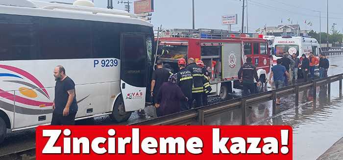 Kaza, D-100 Karayolu İstanbul istikametinde meydana geldi. Edinilen bilgiye göre,