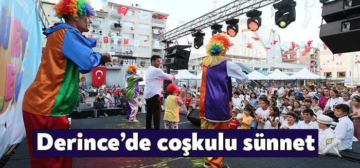 Derinceli 110 çocuk, Derince Belediyesi’nin düzenlediği Sünnet Şöleni ile delikanlılığa