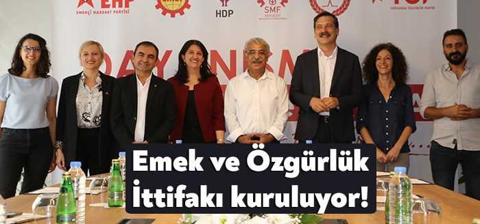 HDP, EMEP, TİP, TÖP, EHP ve SMF'nin yürüttüğü ittifak görüşmelerinde