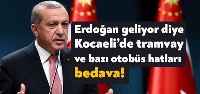 Cumhurbaşkanı Recep Tayyip Erdoğan’ın katılımıyla Kocaeli’de gerçekleştirilecek olan Toplu Açılış