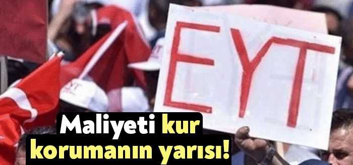 Yasa çıktıktan sonra ilk yıl 1.5 milyon EYT’linin emekli olacağının