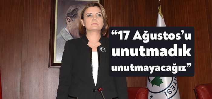 İzmit Belediye Başkanı Fatma Kaplan Hürriyet, başta kentimiz olmak üzere