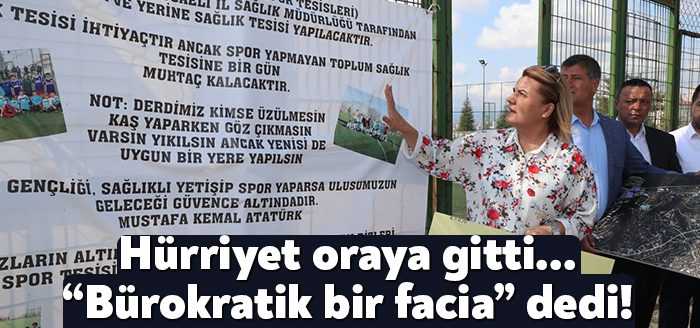 112 ambulans istasyonu yapılmak üzere yıkımına başlanan Ali Balkaya Spor