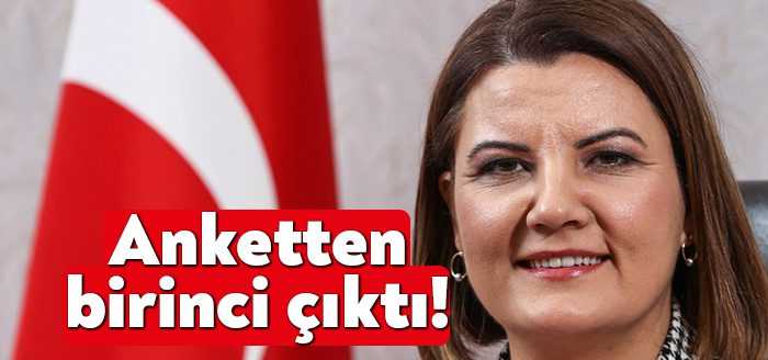 İzmit Belediye Başkanı Fatma Kaplan Hürriyet, PİAR Araştırma tarafından 30