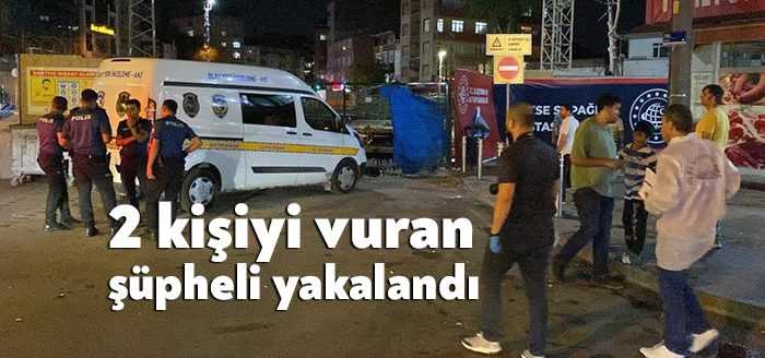 Kocaeli'nin Gebze ilçesinde cadde üzerinde tartıştığı 2 kişiyi silahla yaralayan