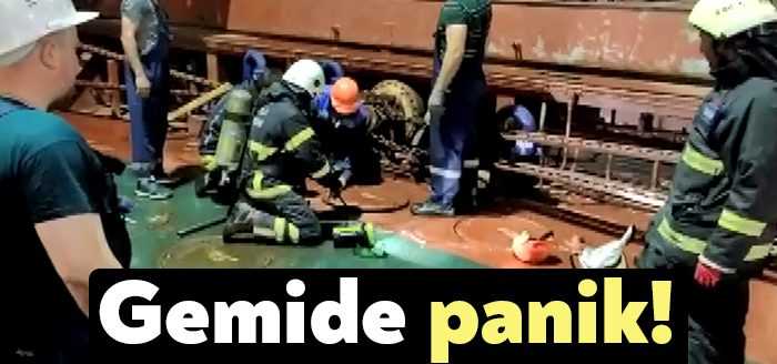 Kocaeli’nin Derince Limanı’na gelen Rus bandıralı geminin taşıdığı mekanik cihazlarda