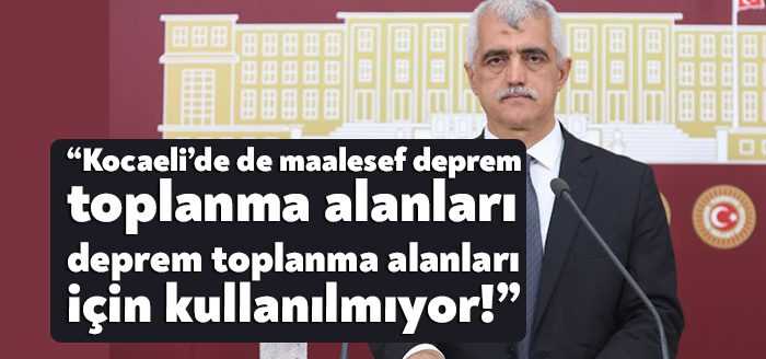 HDP Kocaeli Milletvekili Ömer Faruk Gergerlioğlu, 17 Ağustos 1999 depreminin