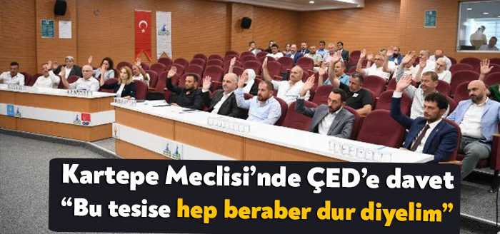 CHP'li Meclis Üyeleri bugün gerçekleşen Kartepe Belediyesi Ağustos ayı meclis