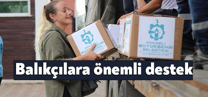 Kocaeli Büyükşehir, kent genelinde küçük ölçekli balıkçılık yapan 285 kişiye