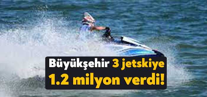 Kocaeli Büyükşehir Belediyesi, İtfaiye Daire Başkanlığı’nda kullanılmak üzere 3 jetskiye
