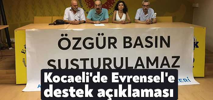 Kocaeli Emek ve Demokrasi Güçleri, Basın İlan Kurumu'nun Evrensel Gazetesi'nin