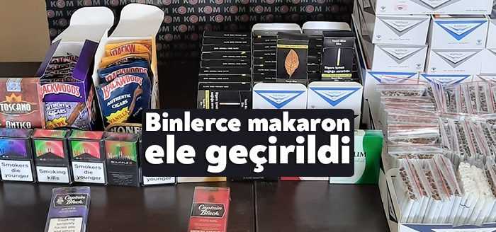 Kocaeli’nin Gebze ilçesinde bir iş yerinde yapılan operasyonda binlerce içi