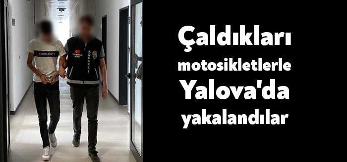Kocaeli'de 3 ayrı motosiklet hırsızlığı olayını gerçekleştiren 2 şüpheli, çaldıkları