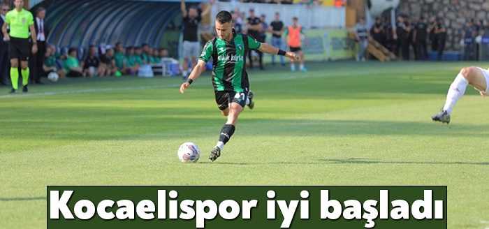 Kocaelispor, sezonun ilk maçında Kırklarelispor'u Kocaeli Stadyumu'nda galibiyeti kaptı