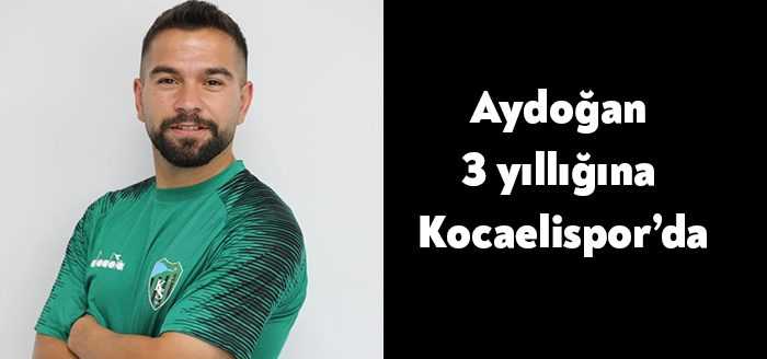 Kocaelispor, 26 yaşındaki orta saha oyuncusu Tayfun Aydoğan ile 3
