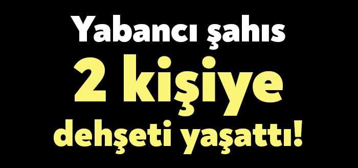 Kocaeli’nin Gebze ilçesinde yabancı uyruklu bir şahıs ile tütün dükkanı