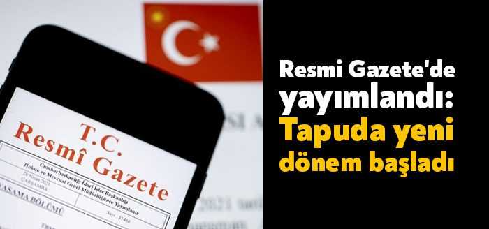 Tapu ve Kadastro Genel Müdürlüğünce hazırlanan "Tapu Planlarında Yanılma Sınırının