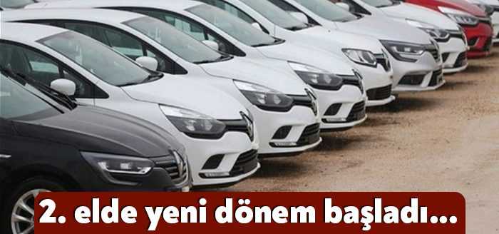 İkinci el otomobil ve arazi taşıtlarının satışına, ilk tescil tarihinden
