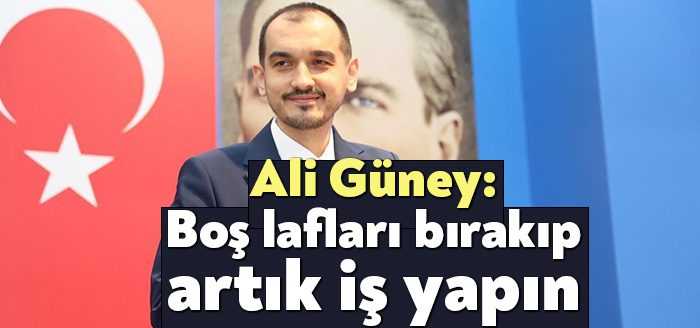 AK Parti İzmit İlçe Başkanı Ali Güney, İzmit Belediye BaşkanI