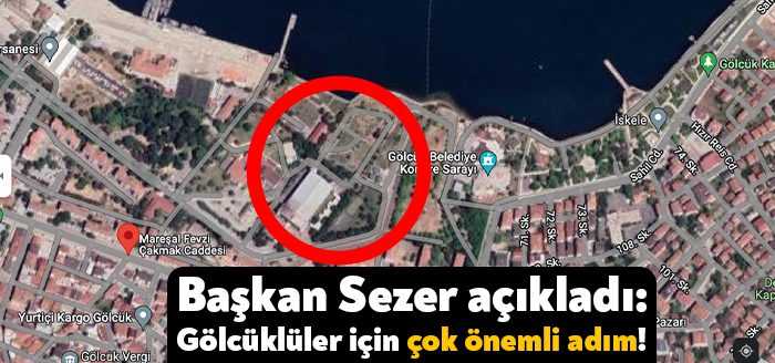 Gölcük Belediye Başkanı Ali Yıldırım Sezer, ilçeye nefes aldıracak çok