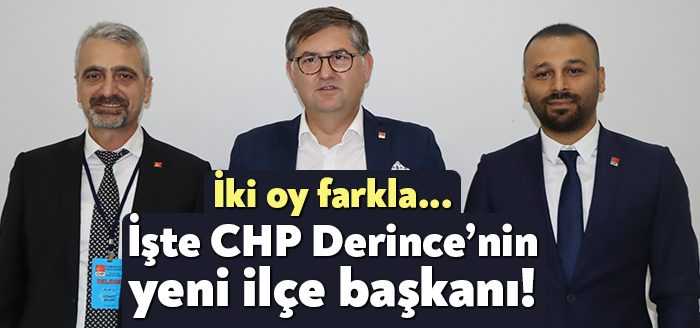 CHP Derince Olağanüstü İlçe Kongresi'nde Atasoy Bilgin, rakibi Orkun Utkubaş2ı