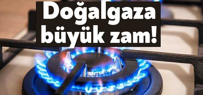 Doğalgaza bir dev zam daha geldi. BOTAŞ'tan yapılan açıklamaya göre;