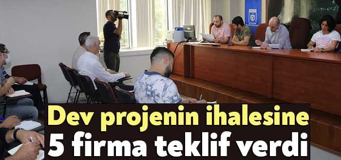Gebze’de bulunan Hünkâr Çayırı Projesi için düzenlenen ihaleye 5 istekli