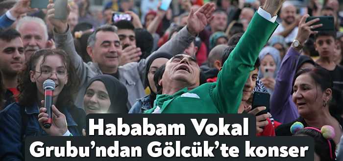 Kocaeli Büyükşehir’in düzenlediği yaz şenlikleri kapsamında Yeşilçam Vokal Grubu Gölcüklülere
