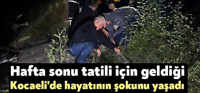 Hafta sonu tatili için Bursa'dan Kocaeli'ye gelen vatandaş, çıktığı gece