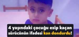 Kocaeli’de 4 yaşında çocuğu ezip ölümüne sebep olan şahıs evinde yakalandı