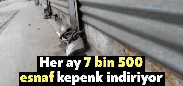 TESK verilerine göre 2022’nin ilk 8 ayında kapanan dükkan sayısı