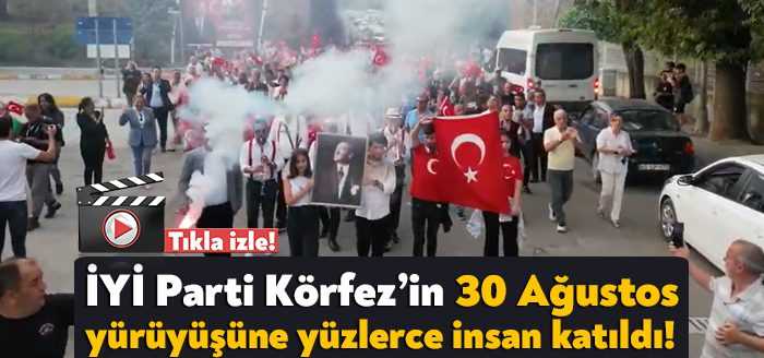 30 Ağustos Zafer Bayramı nedeniyle İYİ Parti Körfez İlçe Teşkilatı