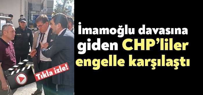 İstanbul Büyükşehir Belediye Başkanı Ekrem İmamoğlu'nun yargılandığı davayı izlemeye giden