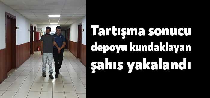 İzmit Kandıra Sapağı’nda bir iş yerinin deposunu çıkan tartışma sonucu