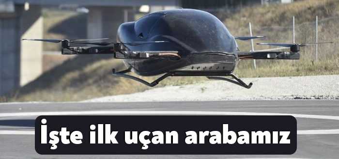 Kocaeli'de üretilen uçan arabalar, ilk kez görücüye çıktı. Gökyüzüne yükselen