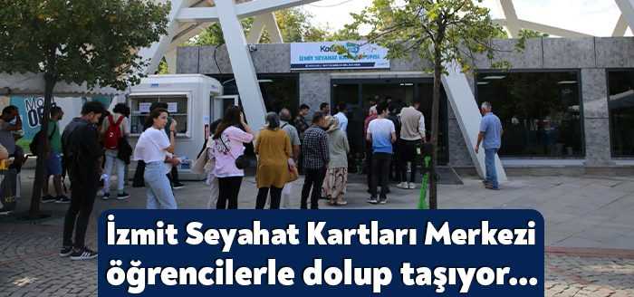 Kocaeli Üniversitesi'nde eğitim-öğretimin başlamasıyla öğrenciler, ulaşımda kullanacakları Kocaeli Kart için