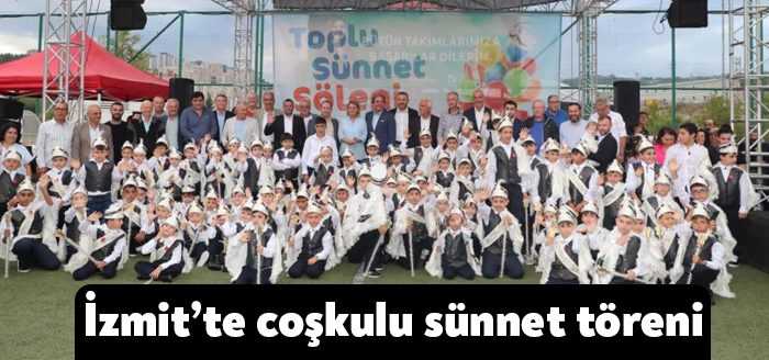 İzmit Belediyesi ihtiyaç sahibi çocuklar için sünnet organizasyonu düzenledi. Şölen