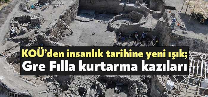 Diyarbakır’ın Kocaköy ilçesi yakınlarında yer alan Gre Fılla kurtarma kazıları ile