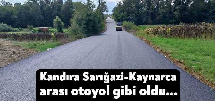 Büyükşehir, Haziran başında başladığı Kandıra ilçesindeki asfaltlama seferberliğinde beş güzergâhta