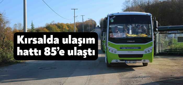 Geçtiğimiz yıl kırsal mahallere 1 milyon 370 bin yolcu taşıyan