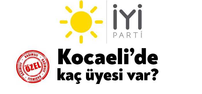 Bir süredir üye çalışmalarına ağırlık veren İYİ Parti’nin Kocaeli’de 20