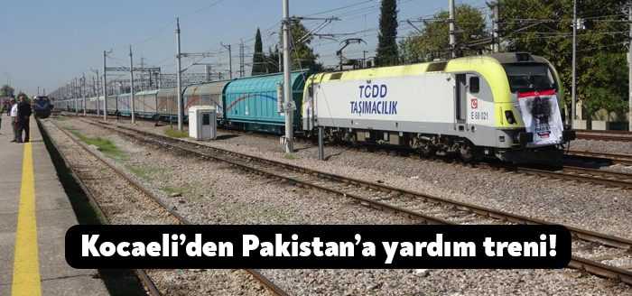 Kocaeli Valiliği'nin koordinesinde 12 ilin katkısıyla hazırlanan 17 vagonluk 'İyilik