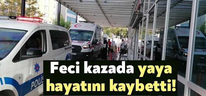 Kocaeli’nin Gebze ilçesi D-100 Karayolu’nda otomobilin çarptığı yaya, kaldırıldığı hastanede