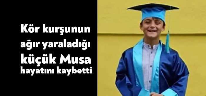 Kocaeli'de 34 gün önce başına yorgun mermi isabet eden ve