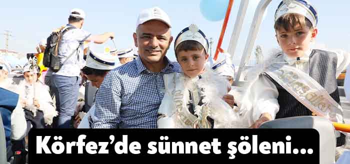 Körfez Belediyesi, ilçede yaşayan 200 çocuğu sünnet ettirdi ve onlar